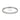 シルバーカラーのテニスブレスレットのサイズガイド、長さ21cm(8.3インチ)